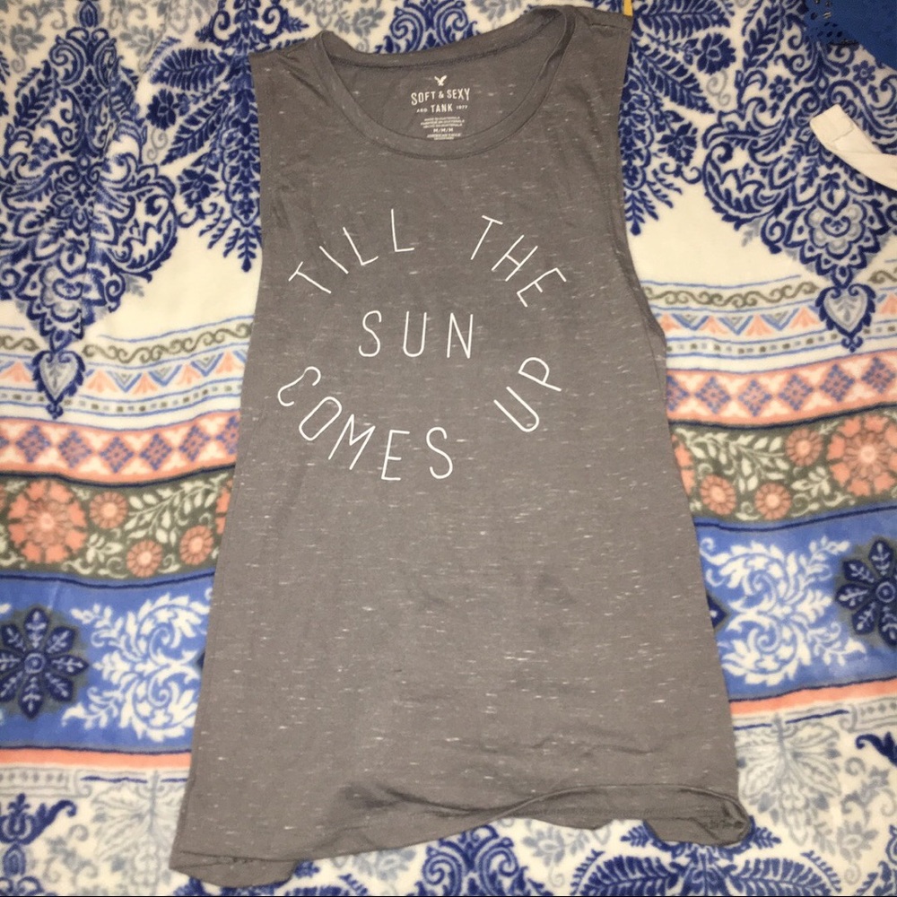 American eagle soft tee tank top